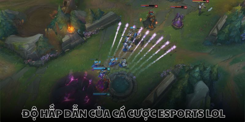 Tỷ lệ thắng ở cá cược esports LOL khá cao do cơ chế game đơn giản