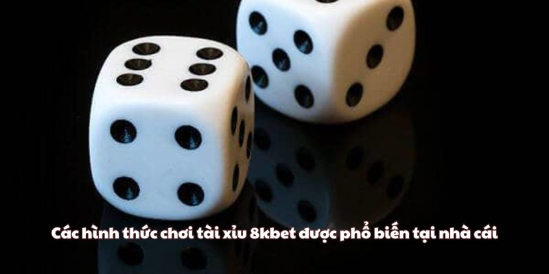 Các hình thức chơi tài xỉu 8kbet được phổ biến tại nhà cái